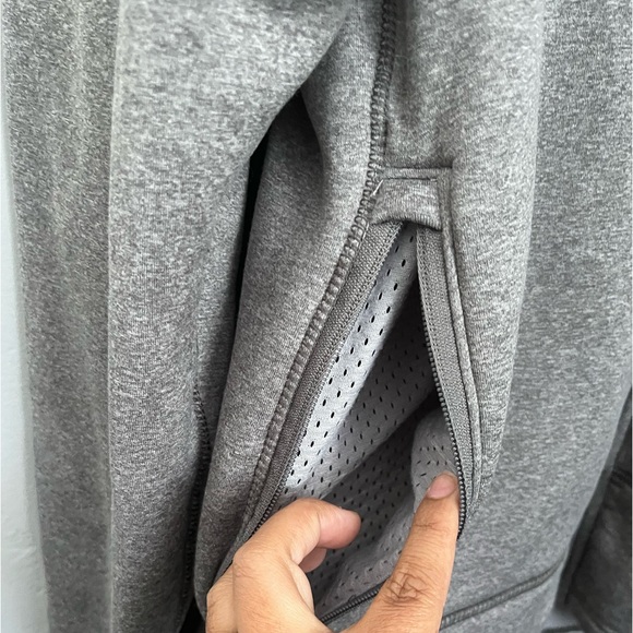 Avalanche | gray, large fleece jacket - Picture 3 of 8